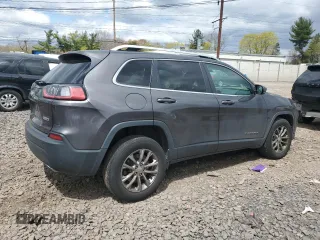 2019 Jeep Cherokee Latitude Plus z VIN 1C4PJMLXXKD398874, wystawiony jako Copart lot #53230615 z przebiegiem 81 386 mil mil oraz Szkoda całkowita • Salvage title. Historia ofert i sprzedaży dostępna na DreamBid. Obrazek 3.