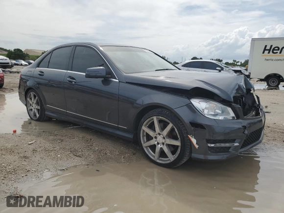 2013 Mercedes-Benz C 350 Sport with VIN WDDGF5HB4DR260778, listed as a Copart auction lot 73480564 with 113,862 mi miles and Salvage Title. Bid and sale history available at DreamBid. Image 4.