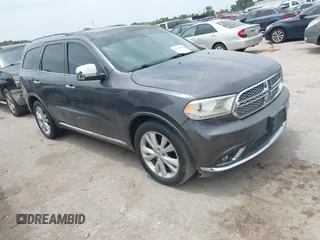 2014 Dodge Durango Citadel with VIN 1C4SDHET1EC286235, listed as a IAAI auction lot 42750704 with 168,276 mi miles and . Bid and sale history available at DreamBid. Image 1.