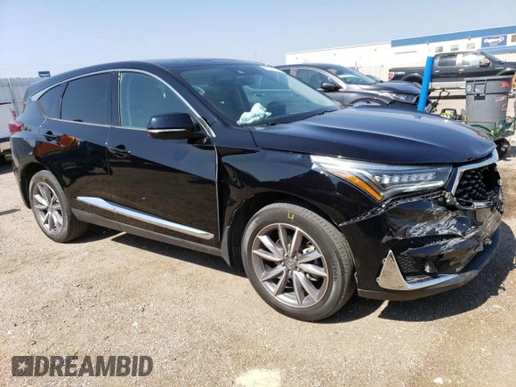 2021 Acura RDX w/Technology Package with VIN 5J8TC2H57ML001037, listed as a Copart auction lot 61814214 with 48,378 mi miles and Salvage Title. Bid and sale history available at carsss.com. Image 4.