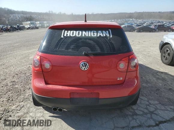 2007 Volkswagen Rabbit with VIN WVWBR71K77W207290, listed as a Copart auction lot 48497225 with 165,716 mi miles and Salvage title. Bid and sale history available at DreamBid. Image 6.