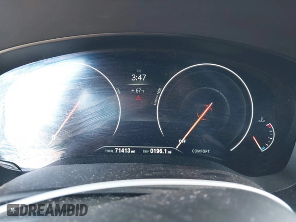 2019 BMW 5 Series 540i with VIN WBAJE5C56KG919325, listed as a IAAI auction lot 41712632 with 71,413 mi miles and . Bid and sale history available at DreamBid. Image 7.