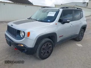 2017 Jeep Renegade Trailhawk with VIN ZACCJBCB6HPE63267, listed as a IAAI auction lot 42027156 with 64,899 mi miles and . Bid and sale history available at DreamBid. Image 17.