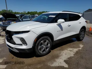 2023 Chevrolet Blazer LT with VIN 3GNKBCR48PS131861, listed as a Copart auction lot 56121725 with 19,417 mi miles and Salvage title. Bid and sale history available at DreamBid. Image 1.