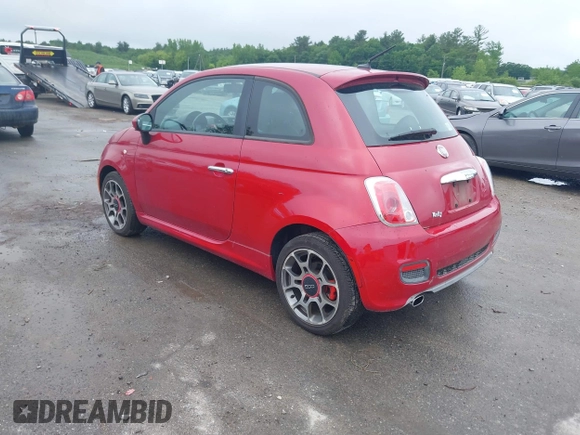2012 FIAT 500 Sport z VIN 3C3CFFBR3CT105055, wystawiony jako IAAI lot #42470085 z przebiegiem 26 177 mil mil oraz . Historia ofert i sprzedaży dostępna na DreamBid. Obrazek 3.