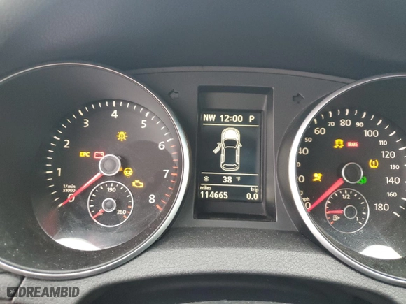 2010 Volkswagen GTI with VIN WVWHD7AJ5AW247326, listed as a Copart auction lot 87017824 with 114,665 mi miles and Salvage Title. Bid and sale history available at carsss.com. Image 9.