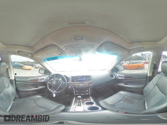 2014 Nissan Pathfinder Platinum with VIN 5N1AR2MN2EC648680, listed as a Copart auction lot 56956765 with 119,259 mi miles and Salvage title. Bid and sale history available at DreamBid. Image 15.