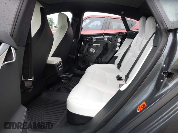 2017 Tesla Model S 100D with VIN 5YJSA1E26HF224568, listed as a IAAI auction lot 42140201 with 102,403 mi miles. Bid and sale history available at carsss.com. Image 8.