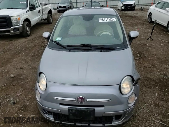 2015 FIAT 500 Pop with VIN 3C3CFFAR9FT541883, listed as a Copart auction lot 55411125 with 86,583 mi miles and Salvage title. Bid and sale history available at DreamBid. Image 13.