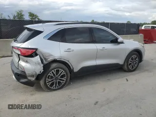 2020 Ford Escape SEL with VIN 1FMCU0H61LUC07029, listed as a Copart auction lot 59141895 with 50,358 mi miles and Salvage title. Bid and sale history available at DreamBid. Image 3.