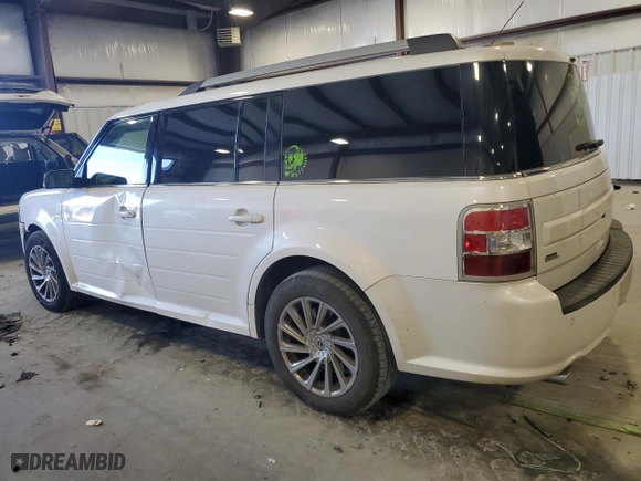 2014 Ford Flex SEL with VIN 2FMGK5C85EBD16079, listed as a Copart auction lot 46601625 with 172,964 mi miles and Salvage Title. Bid and sale history available at carsss.com. Image 2.