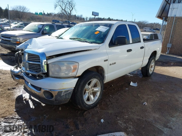 2008 Dodge 1500 SLT with VIN 1D7HA18268J225949, listed as a IAAI auction lot 41395990 with 185,162 mi miles and . Bid and sale history available at DreamBid. Image 17.