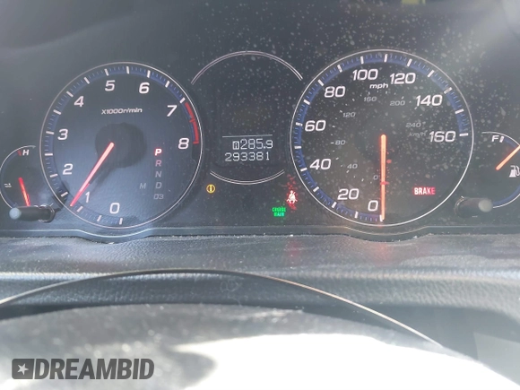 2007 Acura TSX with VIN JH4CL96857C010813, listed as a IAAI auction lot 41824969 with 293,381 mi miles. Bid and sale history available at carsss.com. Image 7.