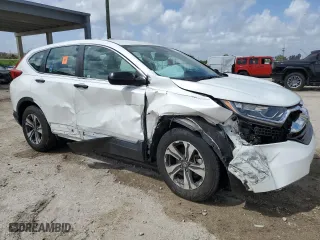 2019 Honda CR-V LX with VIN 2HKRW5H3XKH411672, listed as a Copart auction lot 51619395 with 43,629 mi miles and Salvage Title. Bid and sale history available at carsss.com. Image 4.