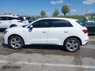 2020 Audi Q3 S line Premium with VIN WA1DECF34L1078019, listed as a IAAI auction lot 41928005 with 62,303 mi miles. Bid and sale history available at carsss.com. Image 14.