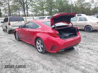 2016 Lexus RC 200t F Sport with VIN JTHHA5BC0G5002928, listed as a IAAI auction lot 41306766 with 114,811 mi miles and . Bid and sale history available at DreamBid. Image 3.
