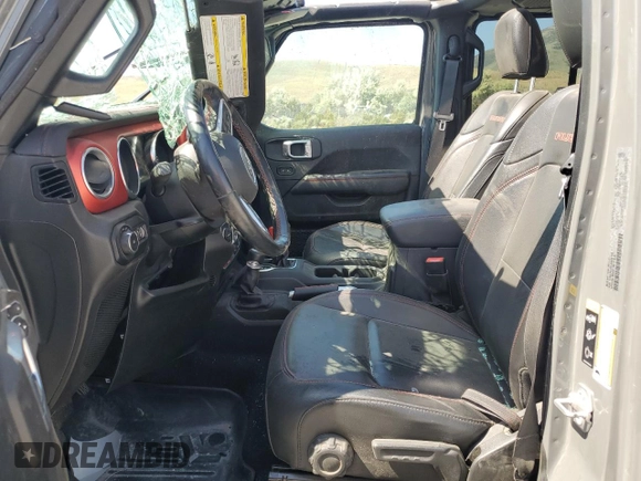 2020 Jeep Wrangler Unlimited Rubicon with VIN 1C4HJXFG4LW334160, listed as a Copart auction lot 59486435 with Not provided miles and Salvage title. Bid and sale history available at DreamBid. Image 7.