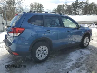 2022 Subaru Forester with VIN JF2SKACC9NH511019, listed as a Copart auction lot 43427085 with 23,186 mi miles and Salvage title. Bid and sale history available at DreamBid. Image 3.