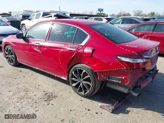 2016 Honda Accord Sedan Sport with VIN 1HGCR2F57GA166507, listed as a IAAI auction lot 41745635 with 127,884 mi miles. Bid and sale history available at carsss.com. Image 3.