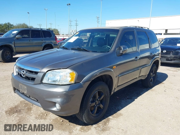 2005 Mazda Tribute S with VIN 4F2CZ06175KM49643, listed as a IAAI auction lot 41397843 with 185,088 mi miles and . Bid and sale history available at carsss.com. Image 17.
