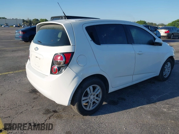 2014 Chevrolet Sonic LT with VIN 1G1JC6SH8E4130375, listed as a IAAI auction lot 41672713 with 167,012 mi miles. Bid and sale history available at carsss.com. Image 4.
