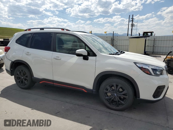 2021 Subaru Forester Special Sports with VIN JF2SKARC4MH461216, listed as a Copart auction lot 60692705 with 60,769 mi miles and Salvage title. Bid and sale history available at DreamBid. Image 4.