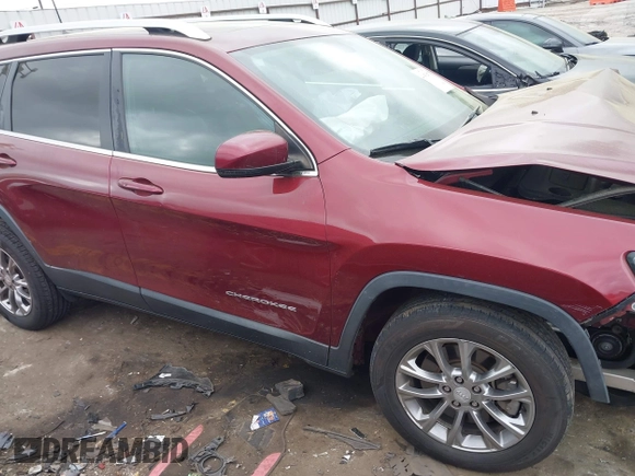 2019 Jeep Cherokee Latitude Plus with VIN 1C4PJLLB9KD434990, listed as a IAAI auction lot 41959477 with 96,283 mi miles and . Bid and sale history available at DreamBid. Image 13.