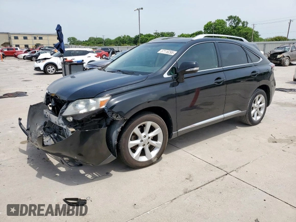 2012 Lexus RX 350 z VIN 2T2ZK1BA0CC082301, wystawiony jako Copart lot #57116295 z przebiegiem Nie podano mil oraz Szkoda całkowita • Salvage title. Historia ofert i sprzedaży dostępna na DreamBid. Obrazek 1.