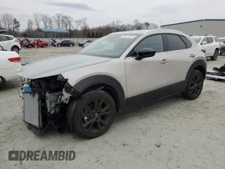 2024 Mazda CX-30 2.5 S Select Sport with VIN 3MVDMBBM3RM691020, listed as a Copart auction lot 45677225 with 4,398 mi miles and Salvage Title. Bid and sale history available at carsss.com. Image 1.