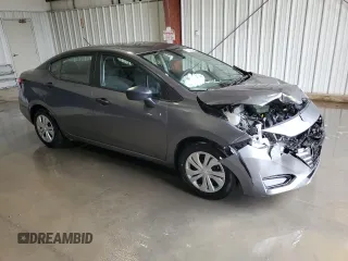 2024 Nissan Versa S with VIN 3N1CN8DVXRL923107, listed as a Copart auction lot 59899525 with 20,566 mi miles and Salvage title. Bid and sale history available at DreamBid. Image 4.