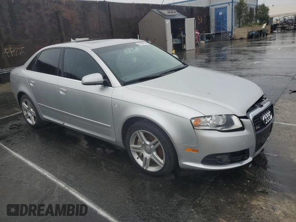 2008 Audi A4 2.0T with VIN WAUAF78EX8A122976, listed as a Copart auction lot 47890525 with 102,331 mi miles and Salvage title. Bid and sale history available at DreamBid. Image 4.