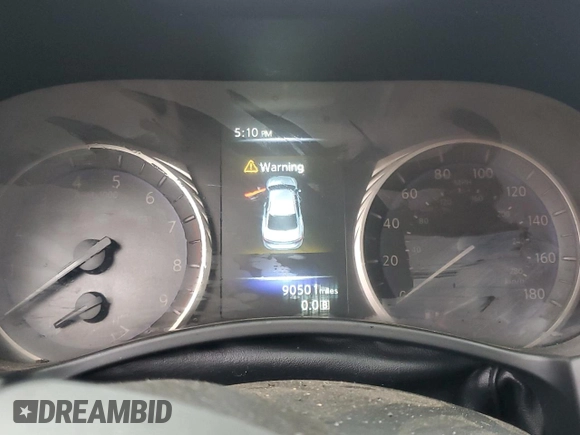 2017 Infiniti Q50 Premium with VIN JN1EV7AP2HM741642, listed as a Copart auction lot 49171665 with 90,501 mi miles and Salvage Title. Bid and sale history available at DreamBid. Image 9.
