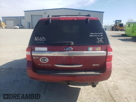2015 Ford Expedition Platinum with VIN 1FMJU1LT7FEF17789, listed as a Copart auction lot 38524543 with Not provided miles and Salvage title. Bid and sale history available at DreamBid. Image 6.