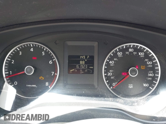 2012 Volkswagen Jetta SE with VIN 3VWDP7AJ1CM366559, listed as a IAAI auction lot 42534670 with 161,923 mi miles and . Bid and sale history available at DreamBid. Image 7.