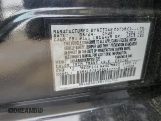 2024 Nissan Sentra SR with VIN 3N1AB8DVXRY351720, listed as a Copart auction lot 58720845 with 6,166 mi miles and Salvage title. Bid and sale history available at DreamBid. Image 12.