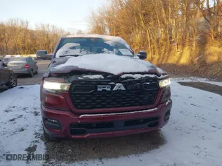 2025 Ram 1500 Big Horn with VIN 1C6SRFFP1SN541934, listed as a IAAI auction lot 41069522 with 476 mi miles. Bid and sale history available at carsss.com. Image 13.