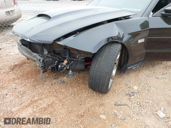 2011 Ford Mustang GT with VIN 1ZVBP8CF5B5124240, listed as a IAAI auction lot 41921557 with 57,695 mi miles. Bid and sale history available at carsss.com. Image 6.