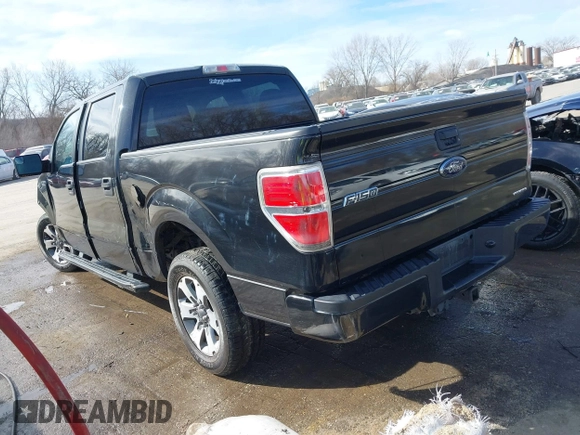 2012 Ford F-150 XL with VIN 1FTEW1CM6CFB99548, listed as a IAAI auction lot 41693501 with 129,728 mi miles. Bid and sale history available at carsss.com. Image 3.