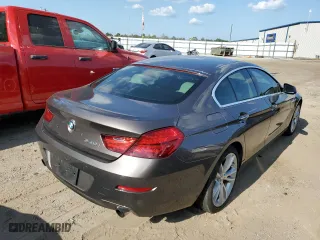 2015 BMW 6 Series 640i with VIN WBA6A0C54FD318961, listed as a Copart auction lot 59822782 with 144,077 mi miles. Bid and sale history available at carsss.com. Image 4.