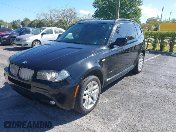 2010 BMW X3 xDrive30i with VIN WBXPC9C46AWJ37969, listed as a IAAI auction lot 41842715 with 128,729 mi miles. Bid and sale history available at carsss.com. Image 2.