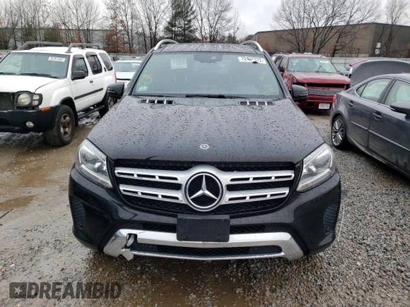 2019 Mercedes-Benz GLS with VIN 4JGDF6EE8KB186901, listed as a Copart auction lot 72484372 with 0 mi miles. Bid and sale history available at carsss.com. Image 5.