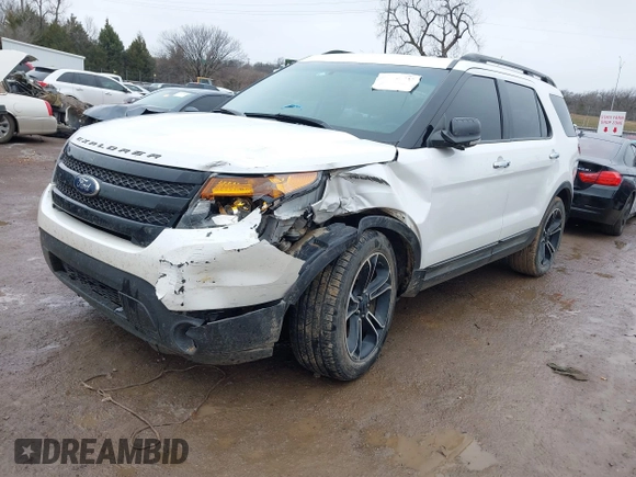 2014 Ford Explorer Sport z VIN 1FM5K8GT3EGB49107, wystawiony jako IAAI lot #41400418 z przebiegiem 150 755 mil mil oraz . Historia ofert i sprzedaży dostępna na DreamBid. Obrazek 2.