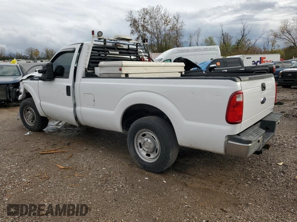 2013 Ford F-250 XL with VIN 1FTBF2A65DEA63805, listed as a Copart auction lot 63109464 with 199,691 mi miles and Salvage Title. Bid and sale history available at DreamBid. Image 2.