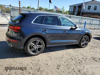 2018 Audi SQ5 Premium Plus with VIN WA1A4AFY7J2249312, listed as a Copart auction lot 74194984 with 80,446 mi miles and Salvage Title. Bid and sale history available at DreamBid. Image 3.