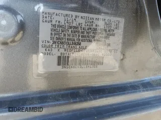 2020 Nissan Versa SV z VIN 3N1CN8EV3LL846358, wystawiony jako Copart lot #53649105 z przebiegiem 62 050 mil mil oraz Szkoda całkowita • Salvage title. Historia ofert i sprzedaży dostępna na DreamBid. Obrazek 12.