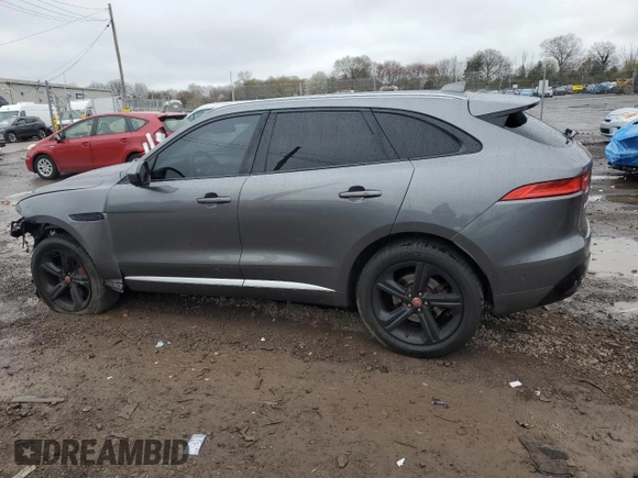 2018 Jaguar F-Pace S z VIN SADCM2FV9JA203808, wystawiony jako Copart lot #52248255 z przebiegiem 86 382 mil mil oraz Szkoda całkowita • Salvage title. Historia ofert i sprzedaży dostępna na DreamBid. Obrazek 2.
