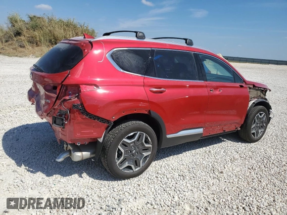 2023 Hyundai Santa Fe Hybrid SEL Premium with VIN 5NMS3DA16PH011481, listed as a Copart auction lot 72386814 with 9,759 mi miles and Salvage Title. Bid and sale history available at carsss.com. Image 3.