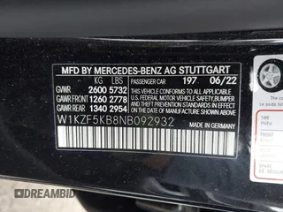2022 Mercedes-Benz E 450 z VIN W1KZF5KB8NB092932, wystawiony jako IAAI lot #42052966 z przebiegiem 57 176 mil mil oraz . Historia ofert i sprzedaży dostępna na DreamBid. Obrazek 9.