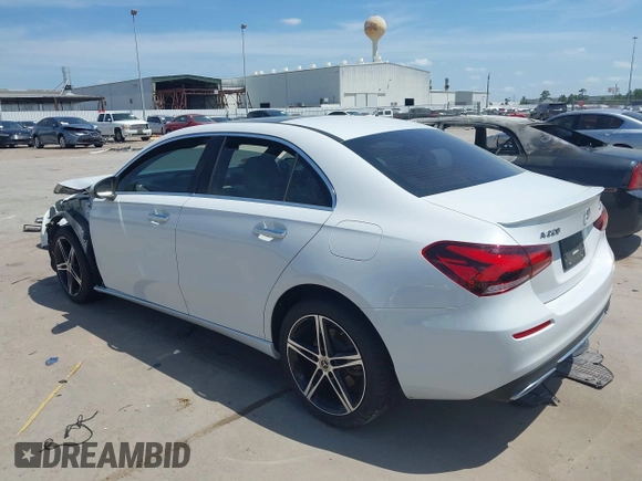 2022 Mercedes-Benz A 220 with VIN W1K3G4FB2NJ357146, listed as a IAAI auction lot 42049086 with 42,832 mi miles and . Bid and sale history available at DreamBid. Image 3.