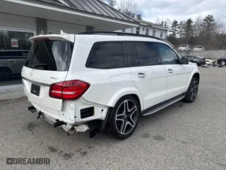 2018 Mercedes-Benz GLS with VIN 4JGDF7DE9JB015824, listed as a IAAI auction lot 41766886 with 145,235 mi miles. Bid and sale history available at carsss.com. Image 4.